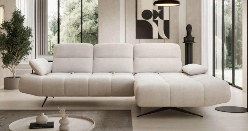 Ekskluzywny narożnik z regulacją głębokości siedzisk