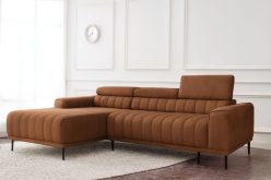 Nowoczesny narożnik klasy premium z funkcją spania codziennego