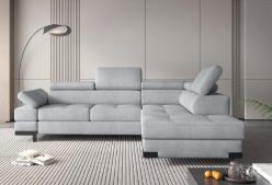 Ultranowoczesny narożnik z funkcją spania codziennego w stylu loftowym