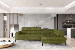 Narożnik z funkcją spania codziennego z regulacją głębokości siedzisk