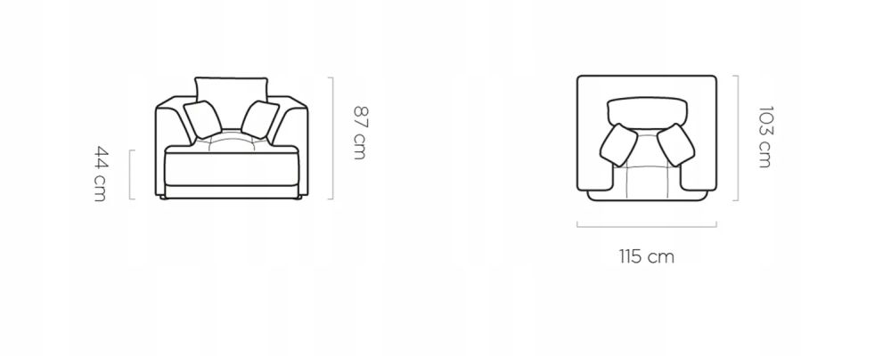 Prestiżowy fotel wypoczynkowy IMPERA 2