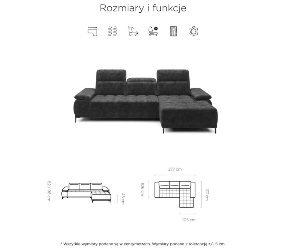 Rogówka z elektrycznie rozkładanym siedziskiem HARMONIA 1 7