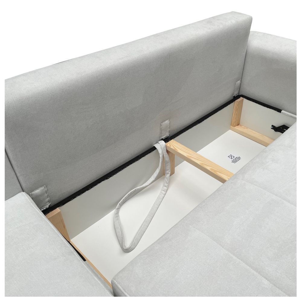 Superkomfortowy narożnik symetryczny z funkcją spania MOLINA 3 4