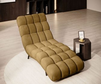 Nowoczesny szezlong jednoosobowy