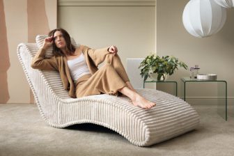 Szezlong sztruks do sypialni i salonu