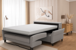 Sofa stelaż włoski z materacem 140x190