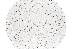 Okąrgły biały stół z blatem lastryko 120 ARAMIS 6