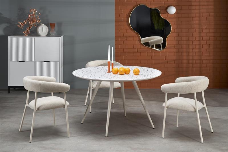 Biały stół lastryko