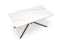 Duży stół rozkładany biały marmur 160-220 VITORINO 9