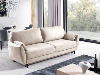Elegancka sofa do salonu z funkcją spania