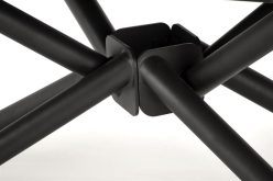 Elegancki stół rozkładany czarny marmur na metalowych nogach 160-220 VITORINO 8