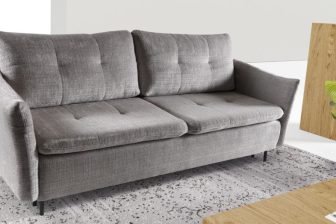 Funkcjonalna kanapa z funkcją spania na nogach
