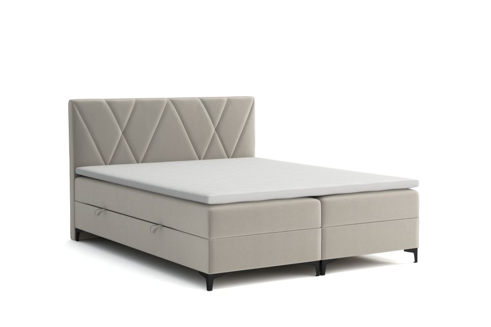 Łóżko kontynentalne otwierane do góry 140x200 BRUKSELA 1