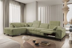 Drogi narożnik z elektrycznymi gadżetami i z funkcją spania