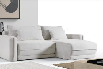 Narożnik z miękkimi bokami z funkcją spania