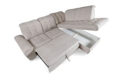 Narożnik z wysokimi zagłówkami z funkcją spania HAVEN 1