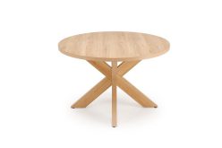 Okrągły stół z melaminy na grubych nogach 120 MORUS 1