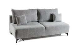 Sofa bez bocznych oparć z funkcją codziennego spania CALISTO 2