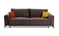 Sofa na nogach rozkładana do spania FLUX 1