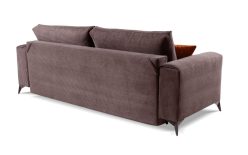 Sofa na nogach rozkładana do spania FLUX 3