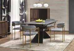 Czarny stół ceramiczny