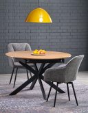 Stół okrągły rozkładany owalny 120-200 ACORD 1