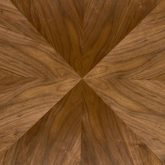 Okrągły stół z blatem orzech