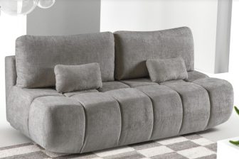 Zgrabna sofa do salonu z funkcją spania codziennego