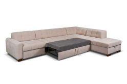 Długa sofa narożna ze stałym oparciem ROYAL 2 2