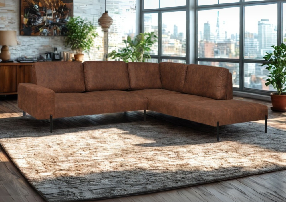 Narożnik loftowy do dużego salonu