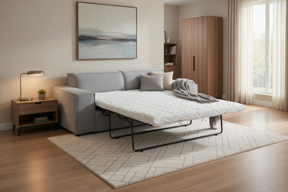 Kanapa ze stelażem belgijskim