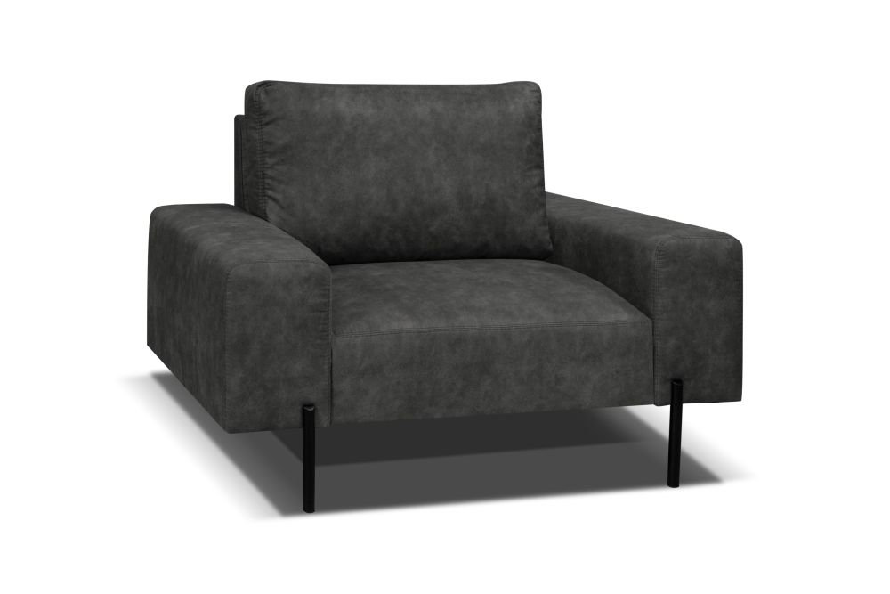 Loftowy fotel z dużym siedziskiem ALEXANDER 1