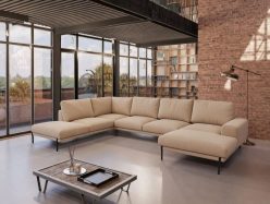 Nowoczesny narożnik U w stylu loftowym