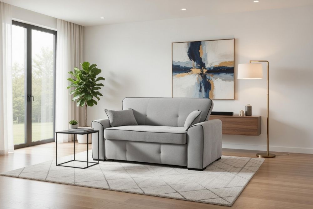 Nowoczesna ameryknka rozkładana z funkcją spania dla dwóch osób