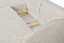 Rozkładana rogówka z chudymi podłokietnikami SONATA 3