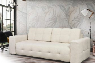 Piękna sofa do pokoju z funkcją spania codziennego