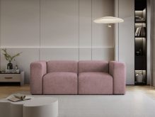 Szara sofa dwójka