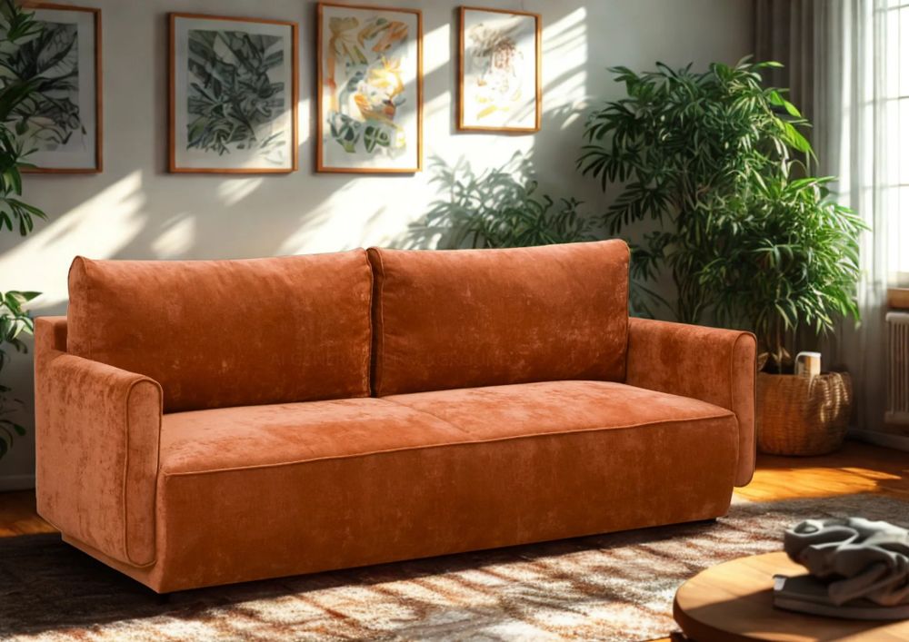 Tania sofa ze schowkiem z funkcją spania