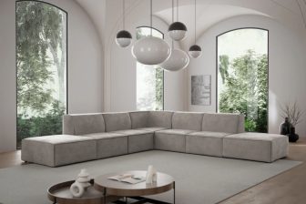 Wielki narożnik segmentowy do salonu