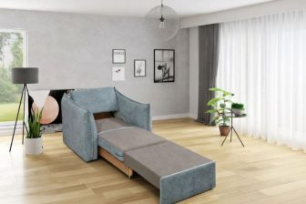 Fotel wypoczynkowy jednoosobowy z funkcją spania