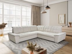 Zachwycający narożnik do salonu z funkcją spania codziennego