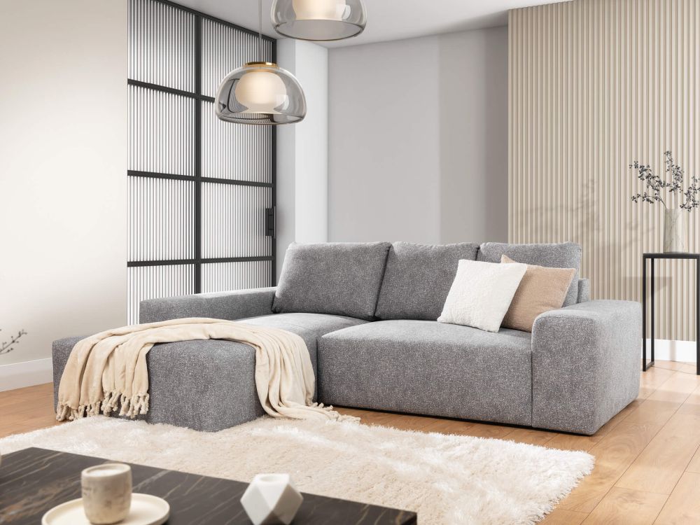 Ekskluzywna sofa narożna w stylu minimalistycznym
