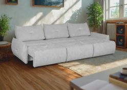 Nowoczesna sofa modułowa z szerokim i długim spaniem