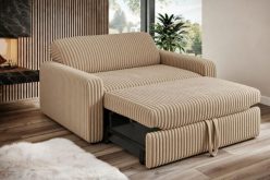 Regulowany szezlong podwójny rozkładany do spania z funkcją sofy fotela