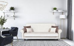 Wersalka w stylu brytyjskim rozkładana do spania